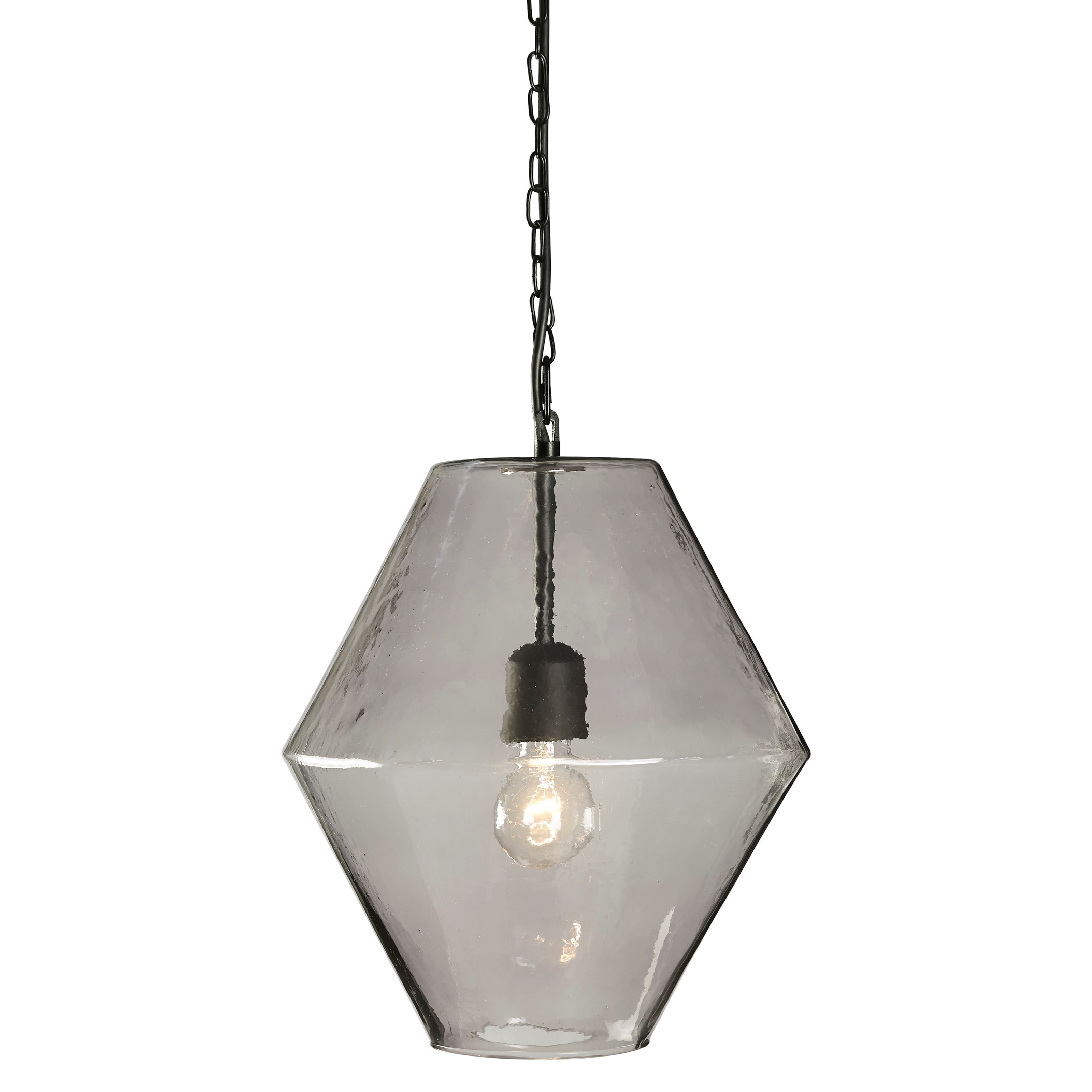 Faiz transparent glass on sale pendant light